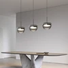 Anillo de luces led para decoración del hogar, lámparas colgantes modernas para sala de estar, comedor, iluminación interior 4