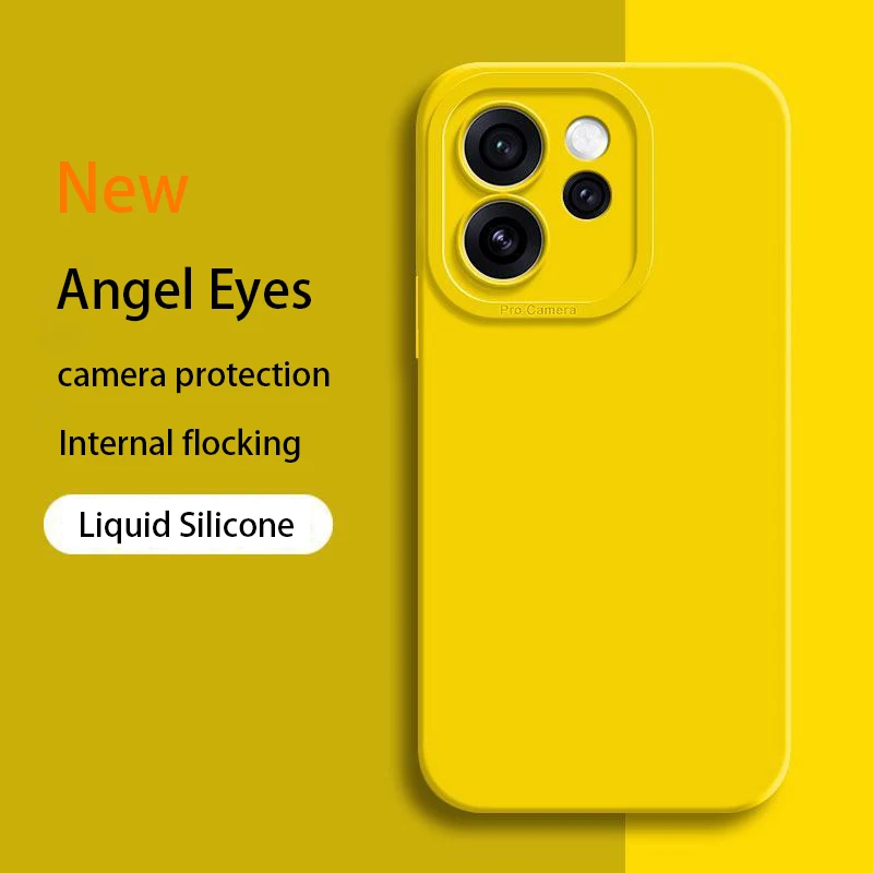 Liquid Silicone Phone Case for OPPO Reno15 Reno 15 Pro 15Pro Max Mini 5G Coque Funda High Qualtiy Candy Color Bumper Cover Shell