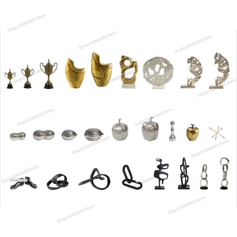 For Metal Pumpkin Peanut Shaped Storage Jar Decoration Creative Bedroom, Living Room, Study Decoration
