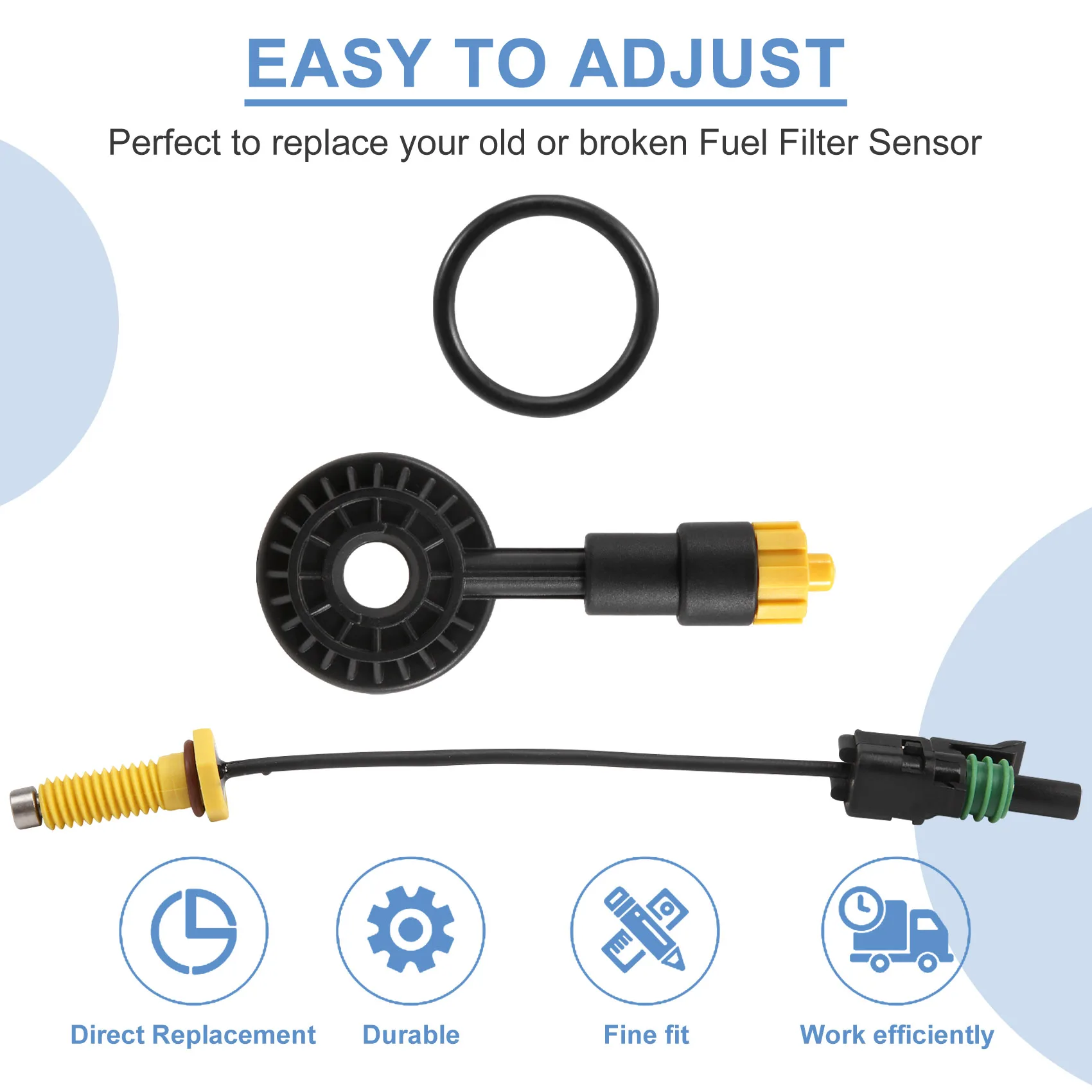 

Car Fuel Filter Sensor Filter Core Sensor Detector WKW500080 For Discovery 3 4 For Range Rover Sport 2006-2013