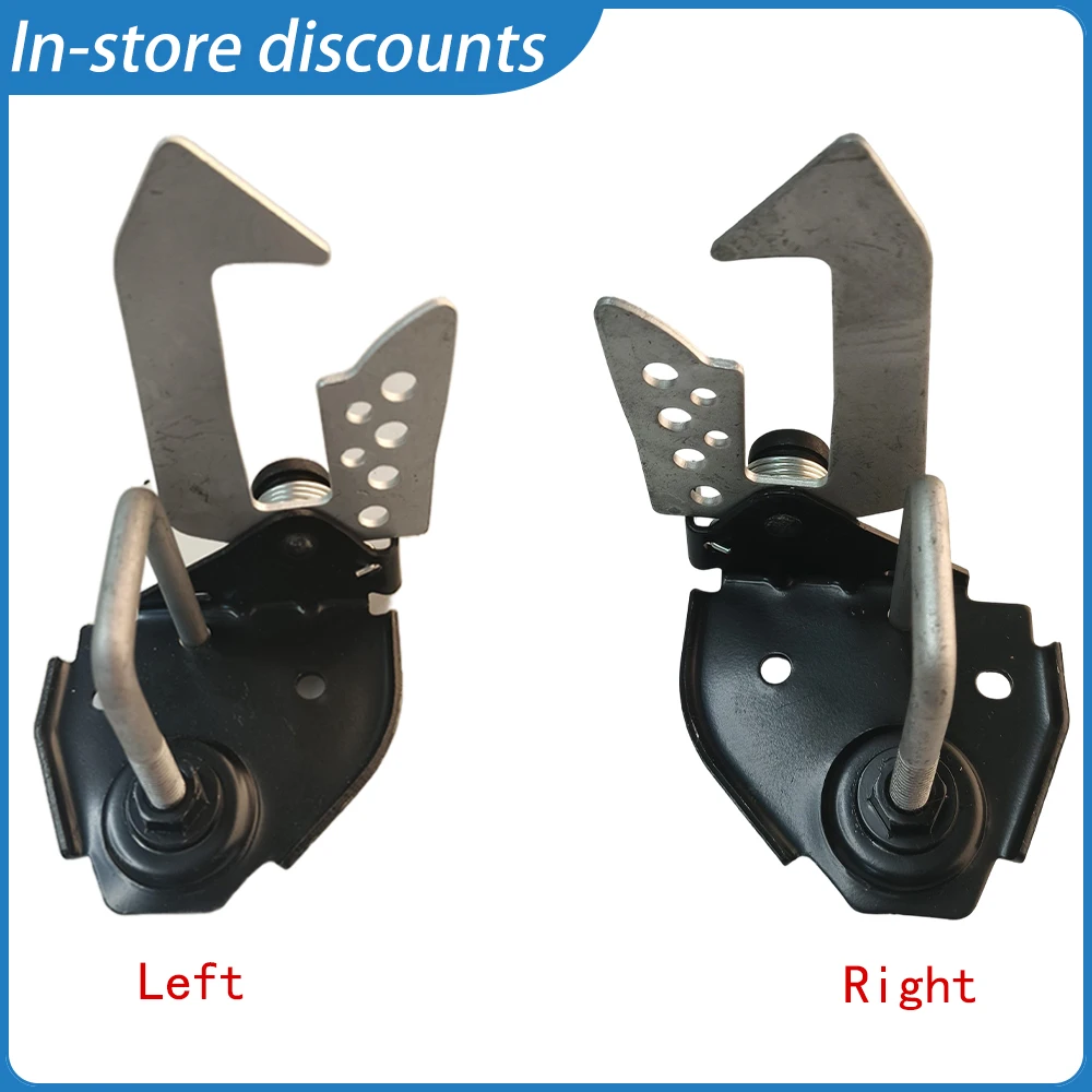 Quality Left & Right Front Upper Hood Latch Lock Set for BMW 528i 535i 640i 750i M6 Z4 740Li xDrive, OEM 51237183763 51237183764