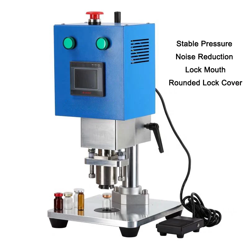 Electric Capping mahine 13/15/20mm Vial Caps Locking machine Oral liquid Bottles Sealing machine Aluminum plastic Cover Capper