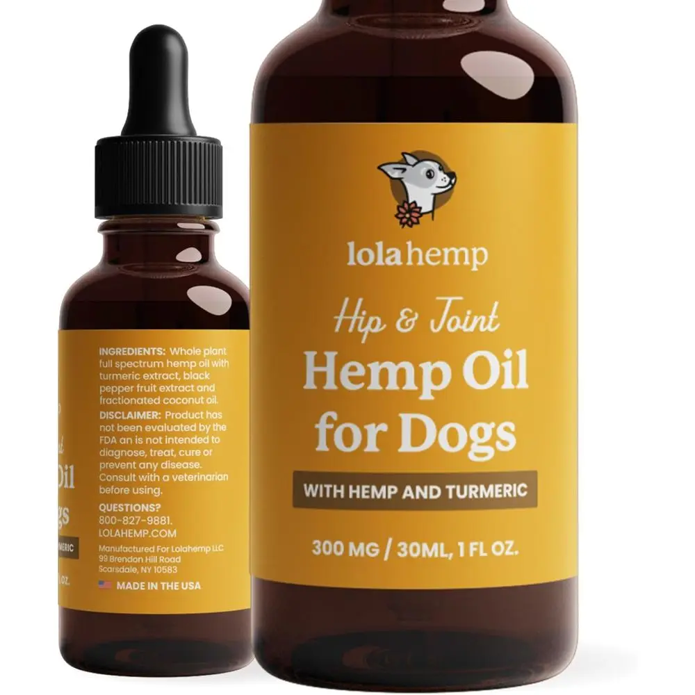 

Hip & Joint Hemp Oil or Dogs – Mobility Support with Organic Hemp & Turmeric – Mobility, Comort & Longevity