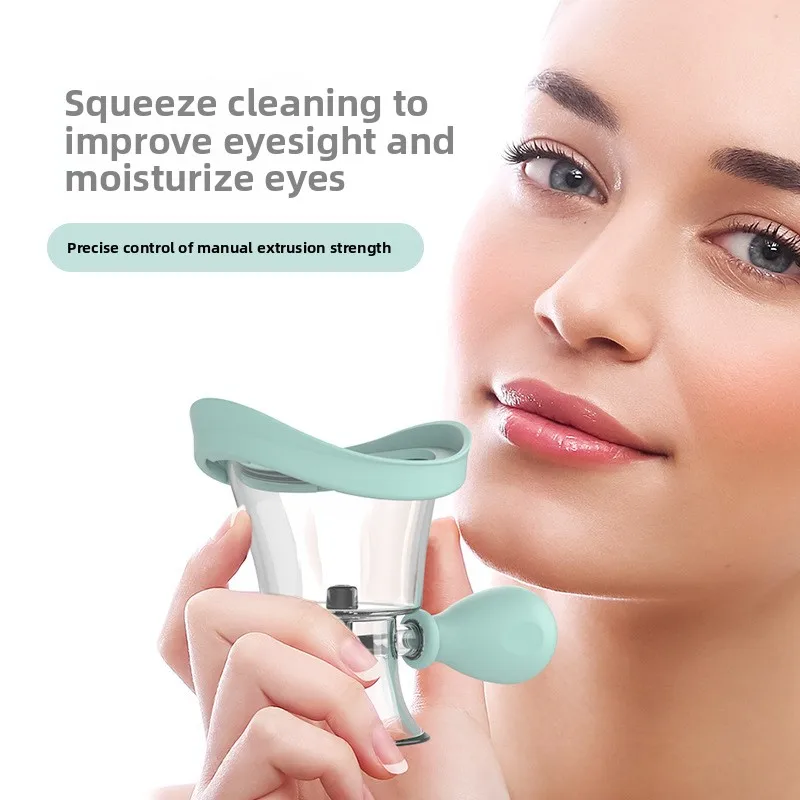 

2PCS Reusable Eye Protector Airbag Squeeze PC Wash Cup Portable Safe Flushing Device For All Skin Eye Daily Relief