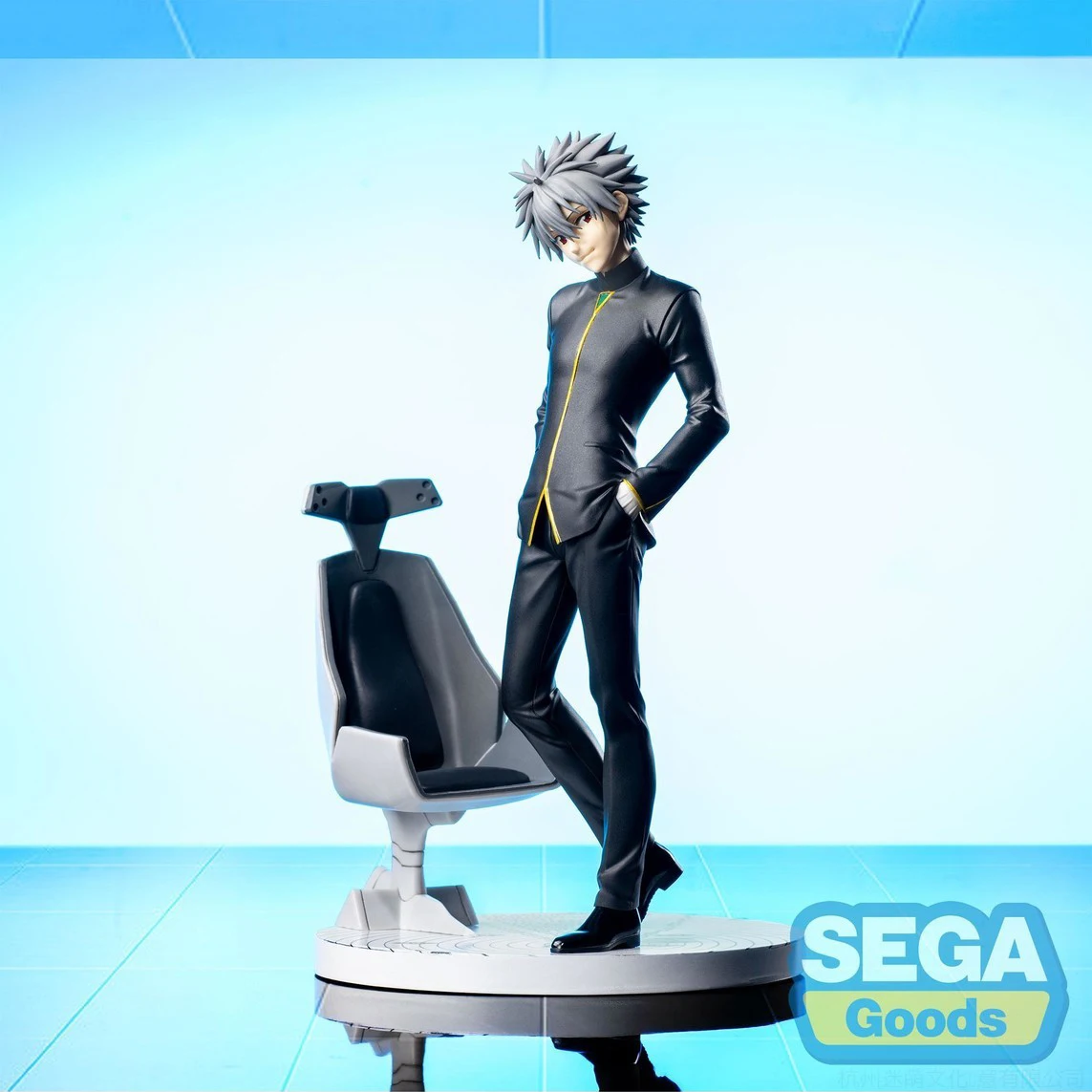 Original SEGA Luminasta Nagisa Kaworu Commander's uniform 2 NEON GENESIS EVANGELION Anime Figure Boxed Model Toy Birthday Gift