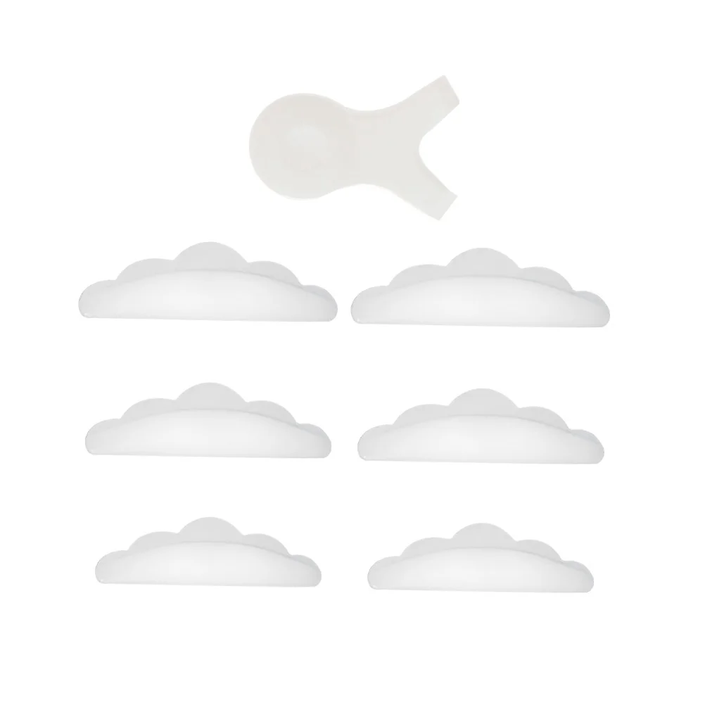 3 أزواج من وسادات السيليكون للرموش ناعمة ومريحة تناسب جميع أشكال العين لاش بكرة الشعر درع لرموش الصناعية طقم تصفيف تمديد S