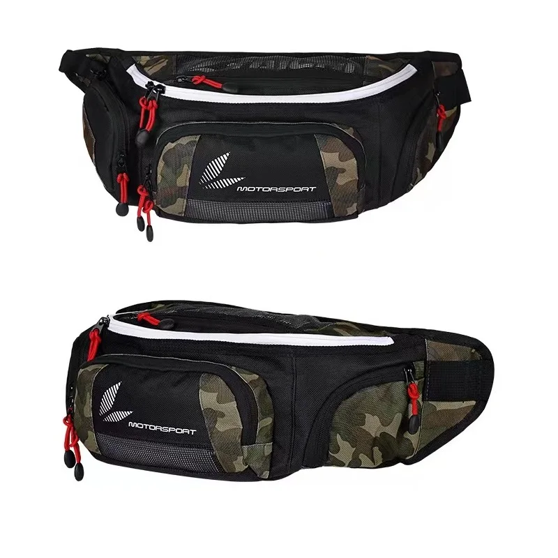 

Motorcycle Waist Pack Bag Large Capacity Fanny Pack Men Women Motocross Riding Cycling Hiking Outdoor Male Belt Bum Bag