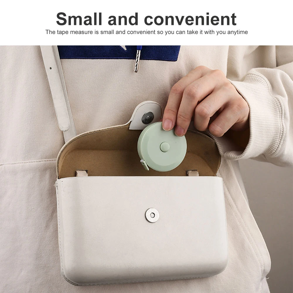 Mini Small Measuring Tape Portable Body Soft Tape Measure For Sewing Fabric Tailor Cloth Craft Measurement Tape 1.5M Ruler