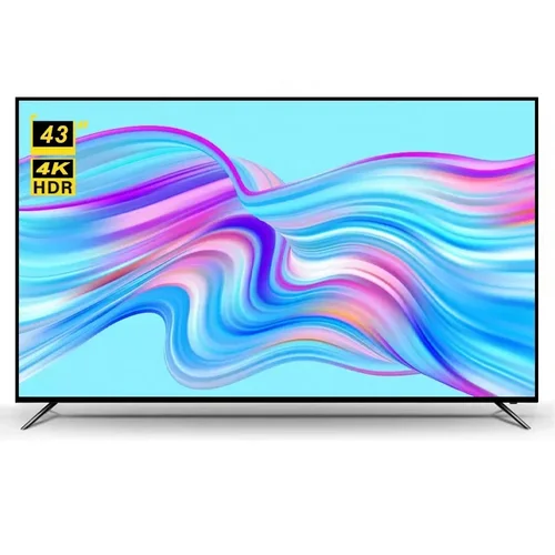 스마트 LED TV, 안드로이드 스마트 TV, 공장 가격, 43 인치 평면 스크린, 4k 