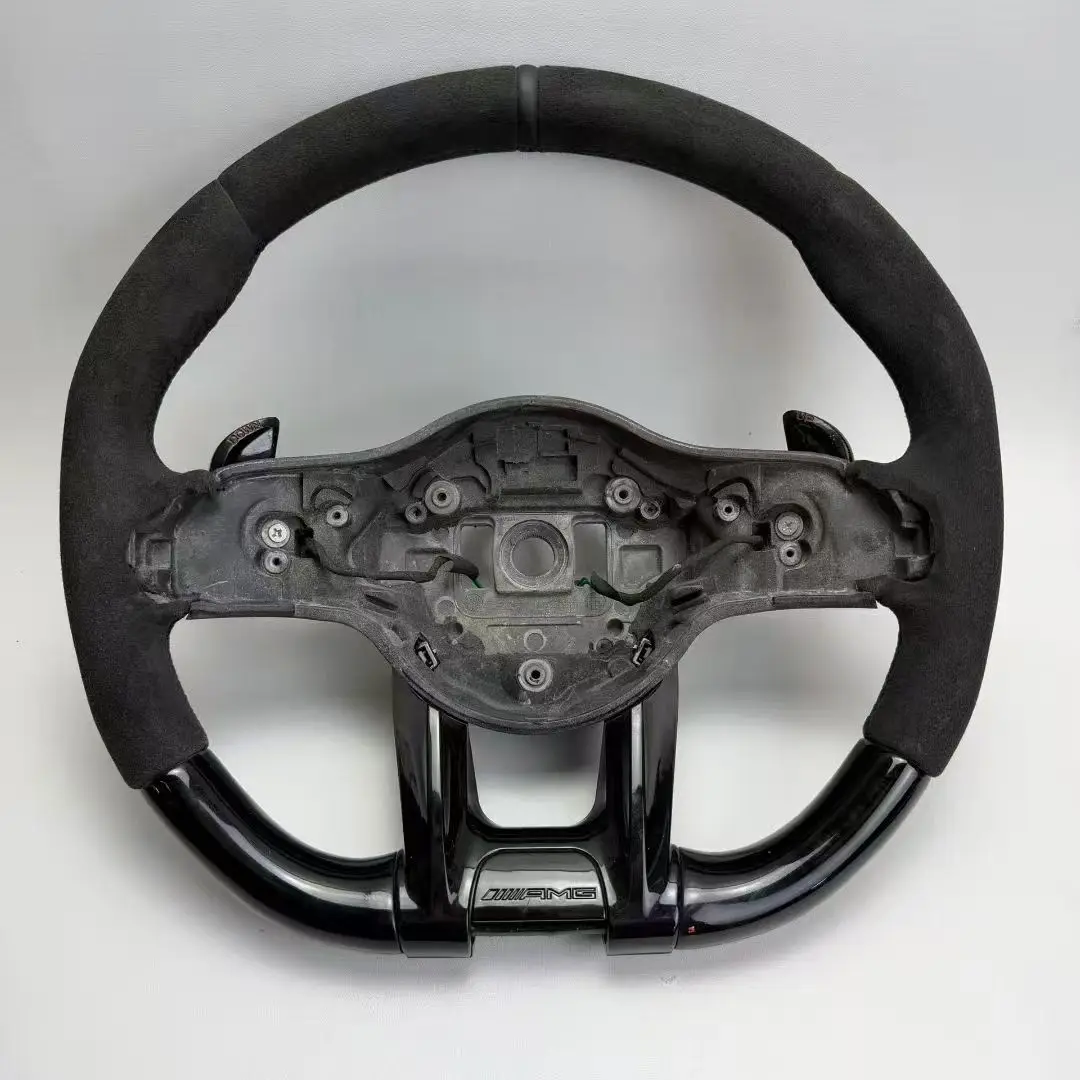 Car Steering Wheel Suitable for    S W221 Leather Material Car Accessories Auto Electronics