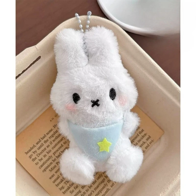 Personalized Miffy Rabbit Sweet and Cute Creative Cartoon Plush Doll Decorative Pendant Fashionable Versatile Portable Keychain - view 2
