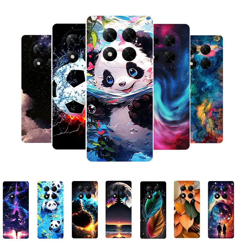 For Xiaomi Redmi Note 14 Pro 5G Case Shockproof Soft TPU Silicone Phone Cover Panda Case For Redmi Note 14Pro Note14 Pro 5G Capa