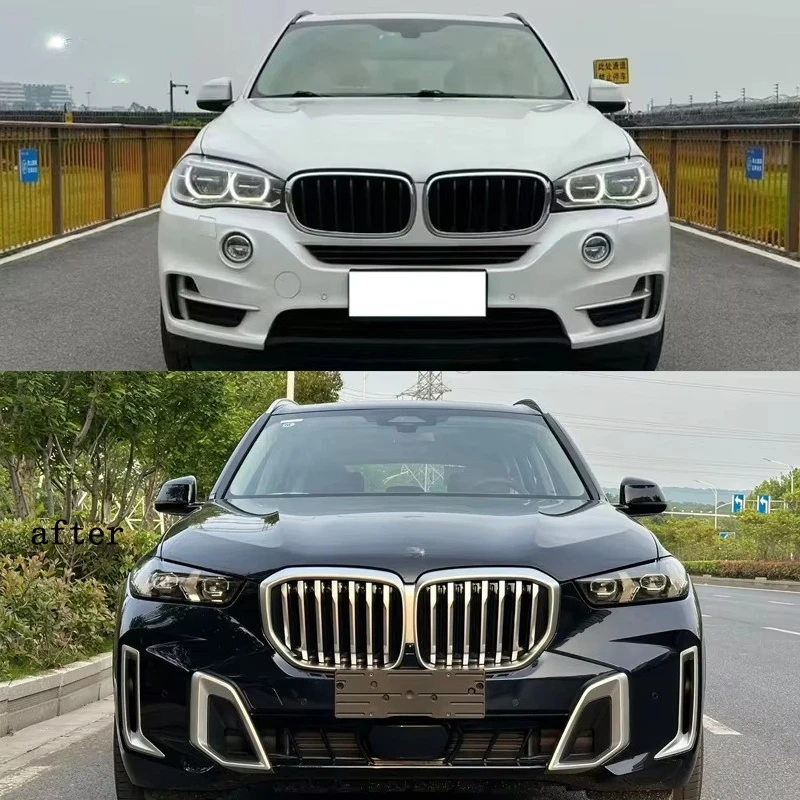 Body Kit for   X5 F15 (14-18) to G05LCI (2023) M-TECH BODYKIT Lossless Version Bodykit Front and Rear Car Bumper Side Skirts