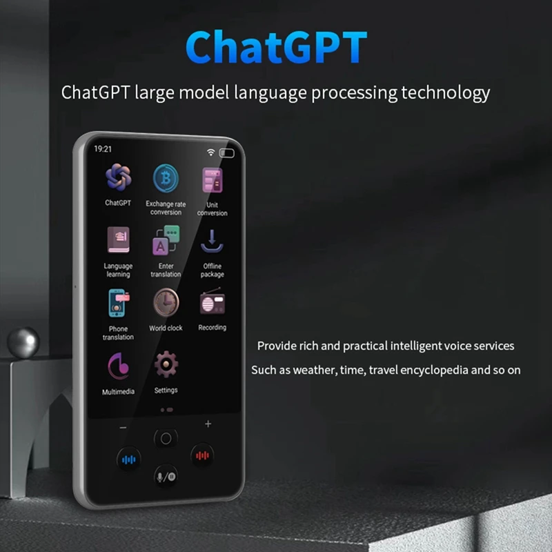 S85 Pro 휴대용 오디오 번역기, 138 언어 녹음, 19 오프라인 실시간 Chatgpt AI 음성 사진 그룹 번역
