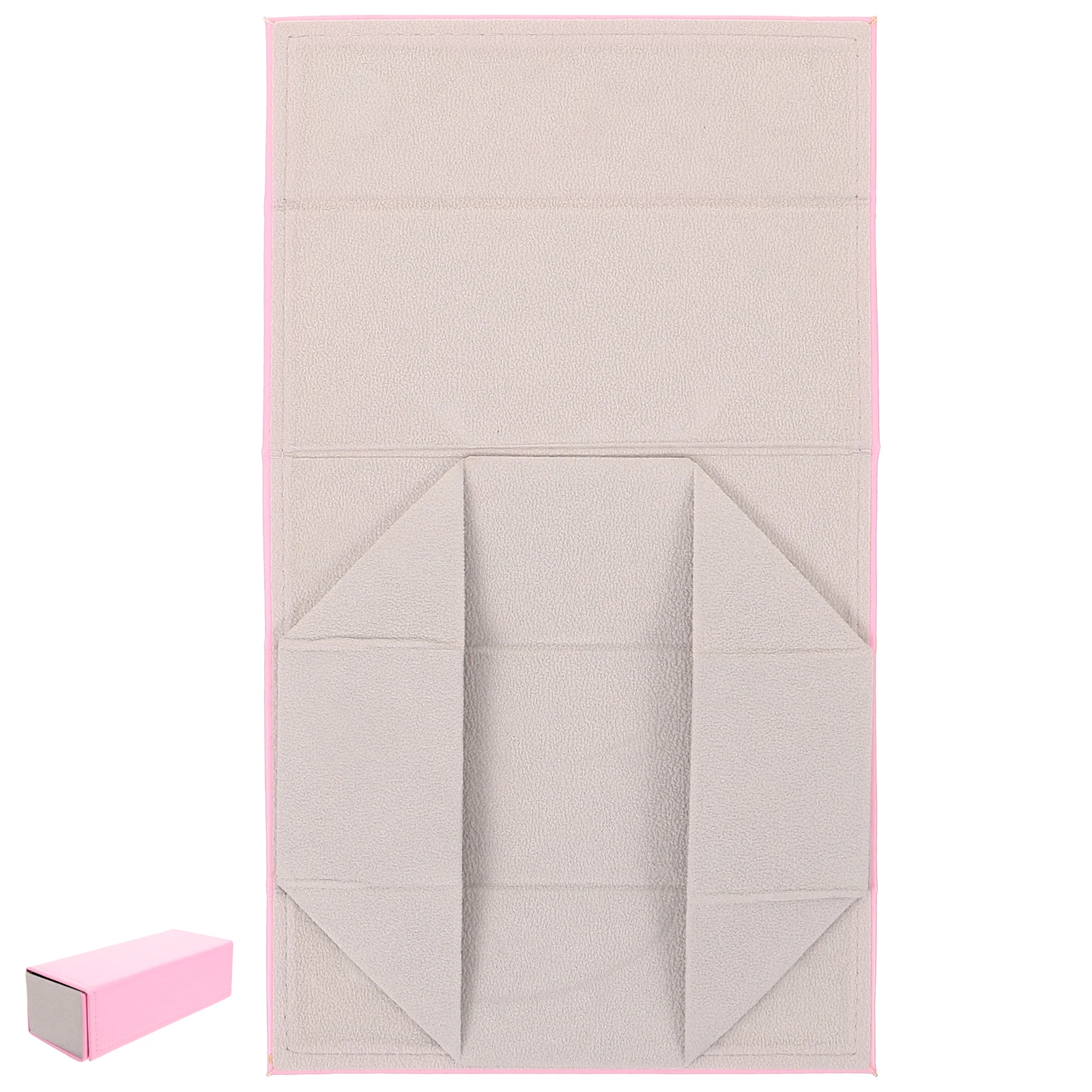 

Glasses Case Foldable Eyeglass Storage Container Durable Travel Box for Students Dustproof PU Material Glasses Holder