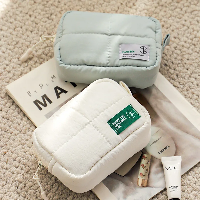 Nylon Waterproof Cosmetic Handbag Sundry Travel Storage Bag Toiletries Suitcase Storage Bag