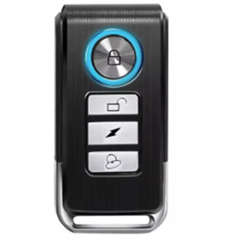 A92Z Alarm Sepeda Rumah Luar Ruangan 113Db Anti Maling Getaran Nirkabel Remote Control Alarm Sepeda Motor Perlindungan Keamanan
