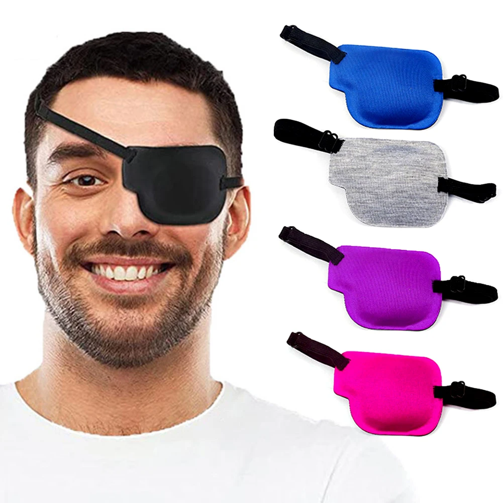 Monocular Eye Mask Medical Single Eye Patch Light Blocking Amblyopia Correction 3D Stereoscopic Strabismus Correction Eye Mask