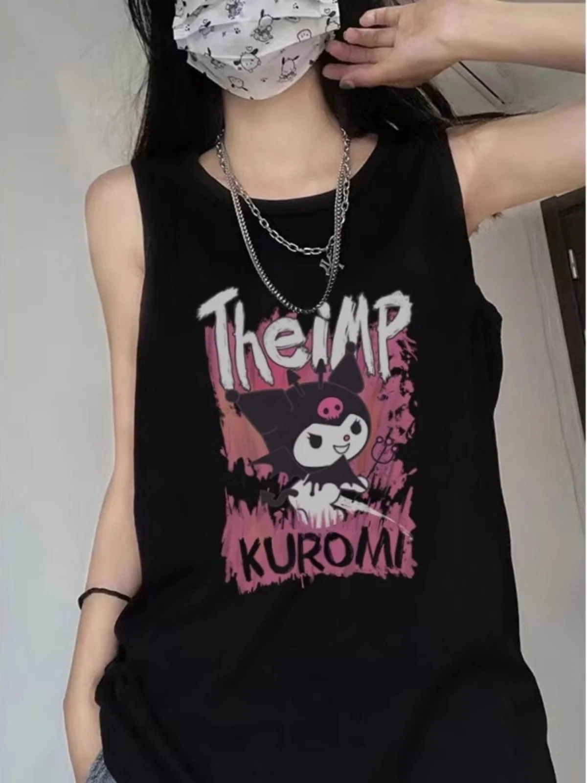 

Japanese Design Versatile Cotton Summer Svel Tank Top Loose Fit Outerwear Comfortable Breathable Women's Vest