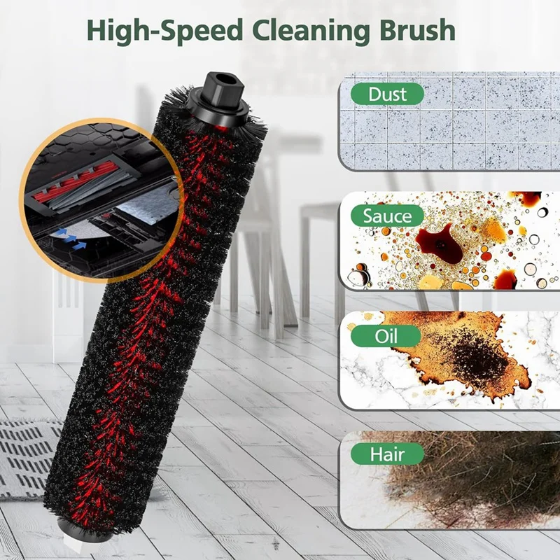 21PCS For Roborock S8 /S8+/ S8 Plus/ S8 Pro Ultra Robot Vacuum Dual Main Brush Side Brush Hepa Filter Accessories Kit