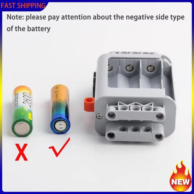 

Especial For Power-Up Battery Case Box 5 шт. AA для силовых функций MOC Запчасти для Legoeds 8881 для DIY Train Car Set