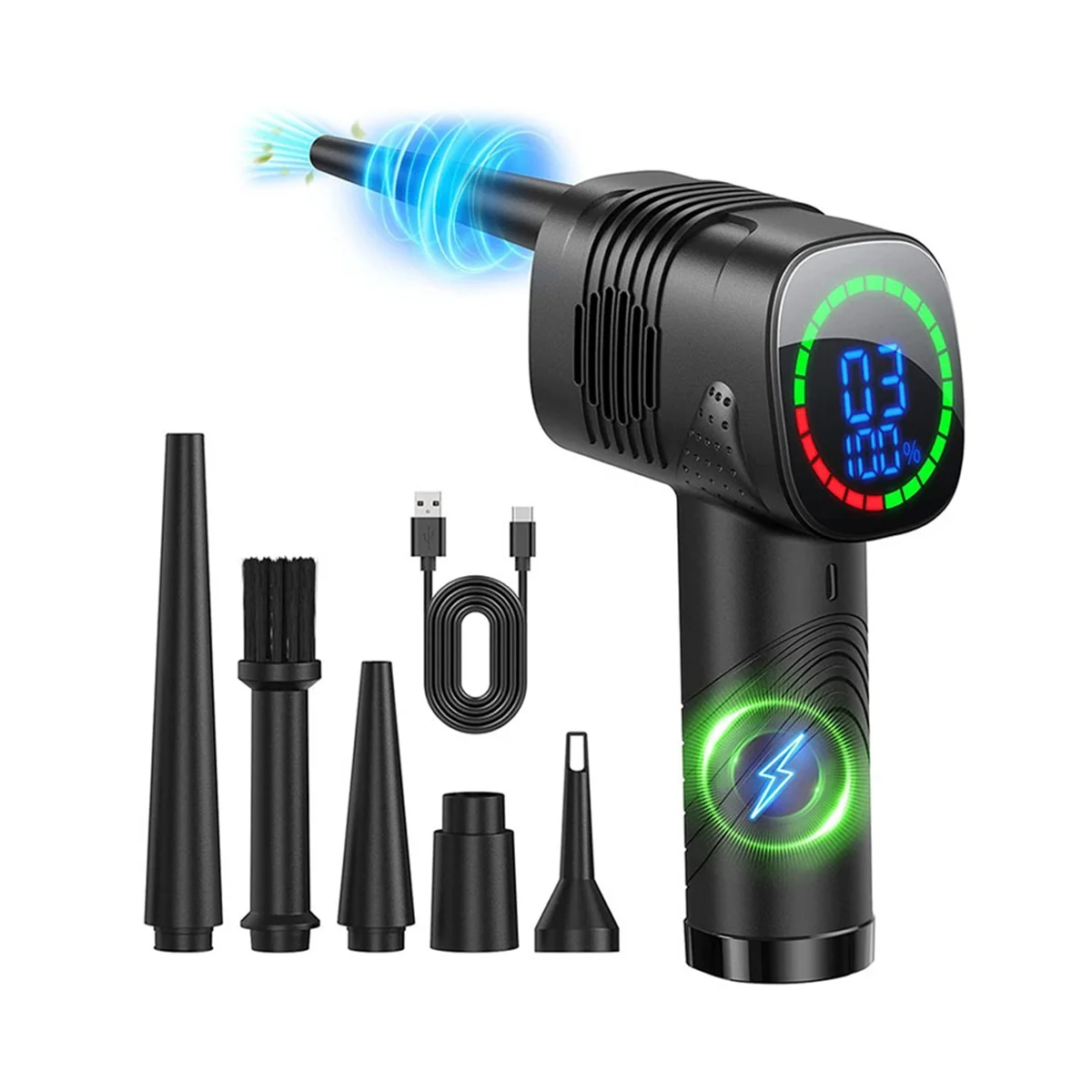 2 IN 1 Wireless Car Vacuum Cleaner Handheld Portable Robot Cleaner Dust Keyboard Cleaning Collector