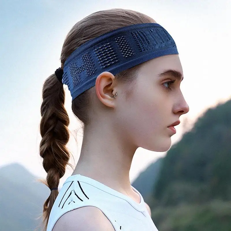 Sports Headband Running Headwear Sweat-Absorbent Headband Basketball Antiperspirant Belt Fitness Sweat Guide Belt