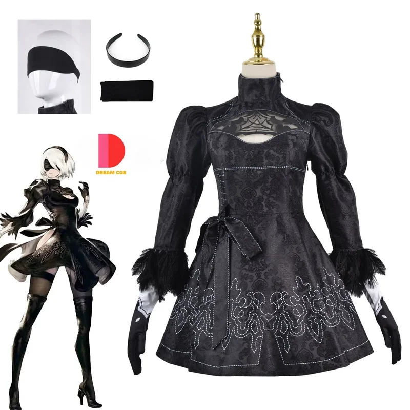 Kidney Automata Cosplay Costume Yorha 2B9S Sexy Outfit Games Suit Women Role Play Costumes Girls Halloween Party Fancy Dress