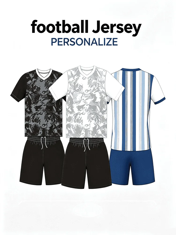 Personalize Football Jerseys Soccer Uniforms Adult and Futsal Sportswear Training Tracksuits Athlete Training Clothes customized