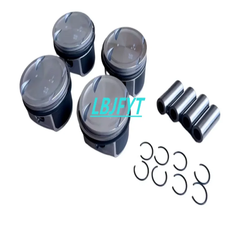 4x Pistons & Rings set Φ82mm for Mercedes-Benz W203 W204 W211 e200k C200 C180