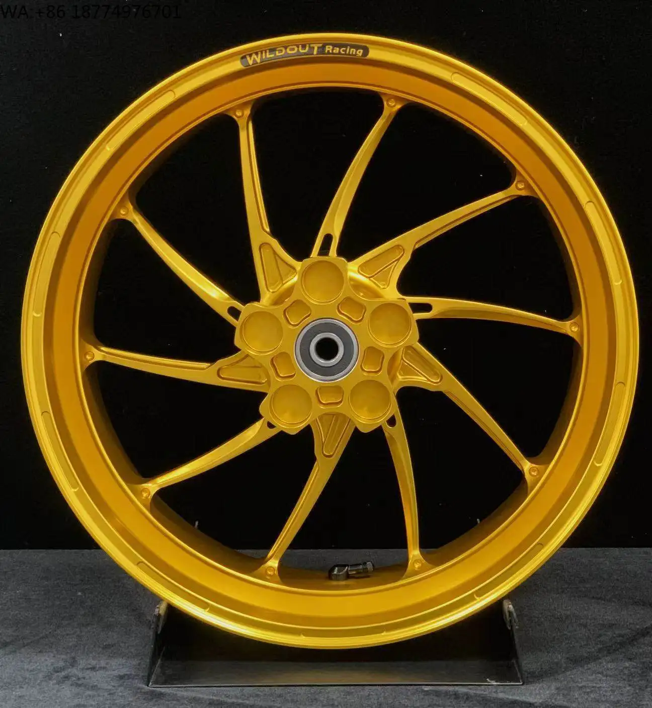 

Suitable for Kawasaki ZX-4R ZX4R 2023-2025 Forged Aluminum Alloy 6061 T6 Wheel Hubs - CNC Lightweight Motorcycle Wheels