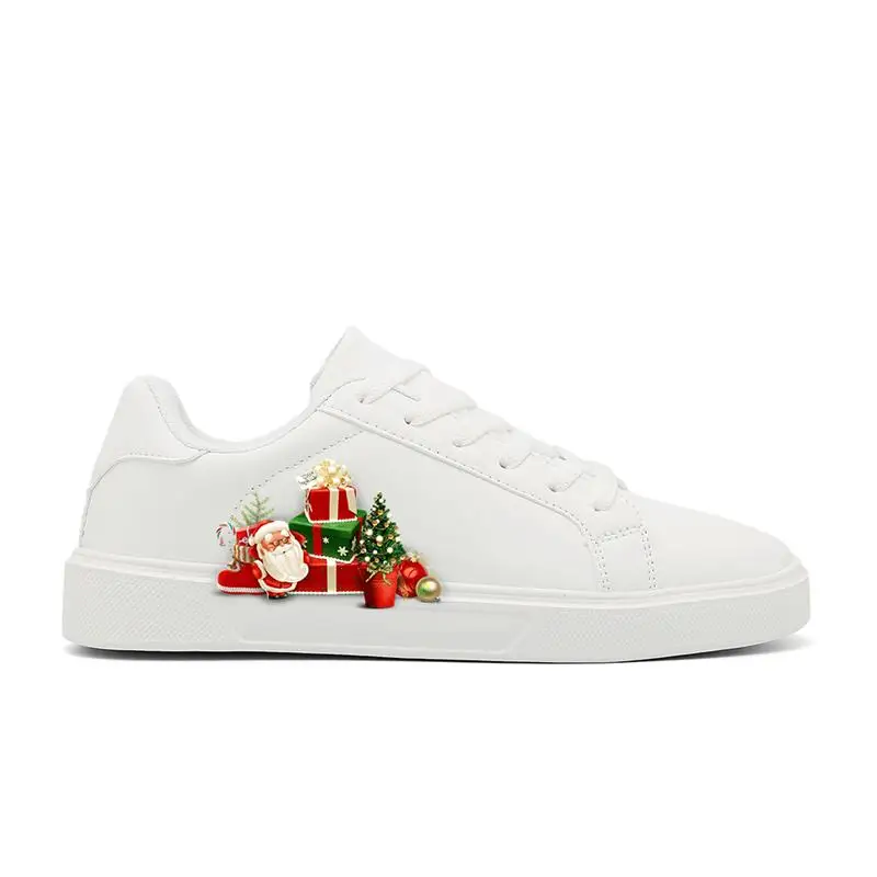 

Водонепроницаемая противоскользящая фестивальная повседневная обувь, акцент на рождественских элементах, привлекательная на вечеринках