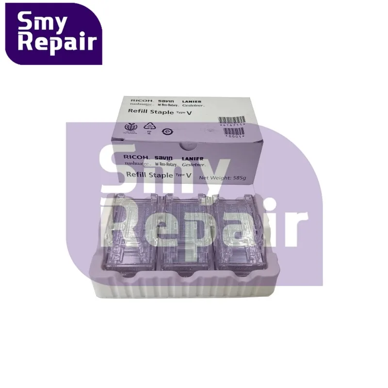 416711 416709 Grampos Originais Tipo V para Ricoh MP 6503 7503 9003 C6502 C6503 C6503 C8003 SR4090 SR4120 SR4130