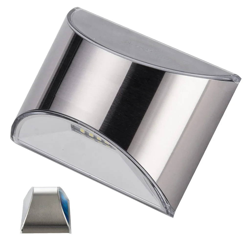 

【】Solar Wall Lamp Outdoor Waterproof Led Garden Light Courtyard Road Solar Energy Powered Durable For Gate Terrace Entrance