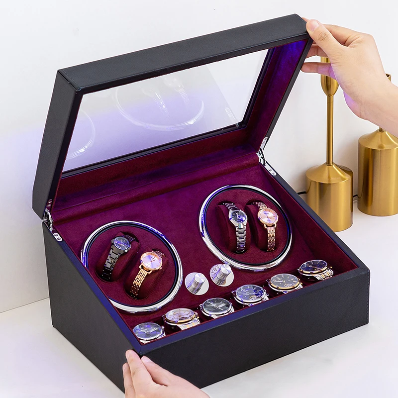 High Quality Automatic Watch Shaker, Silent Motor Case, Mechanical Case, Watch, Storage, Watch Jewelry Display