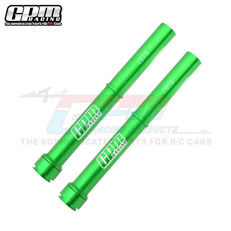 Conjunto de tubo de garfo de liga GPM 7075 para motocicleta LOSI 1/4 Promoto MX