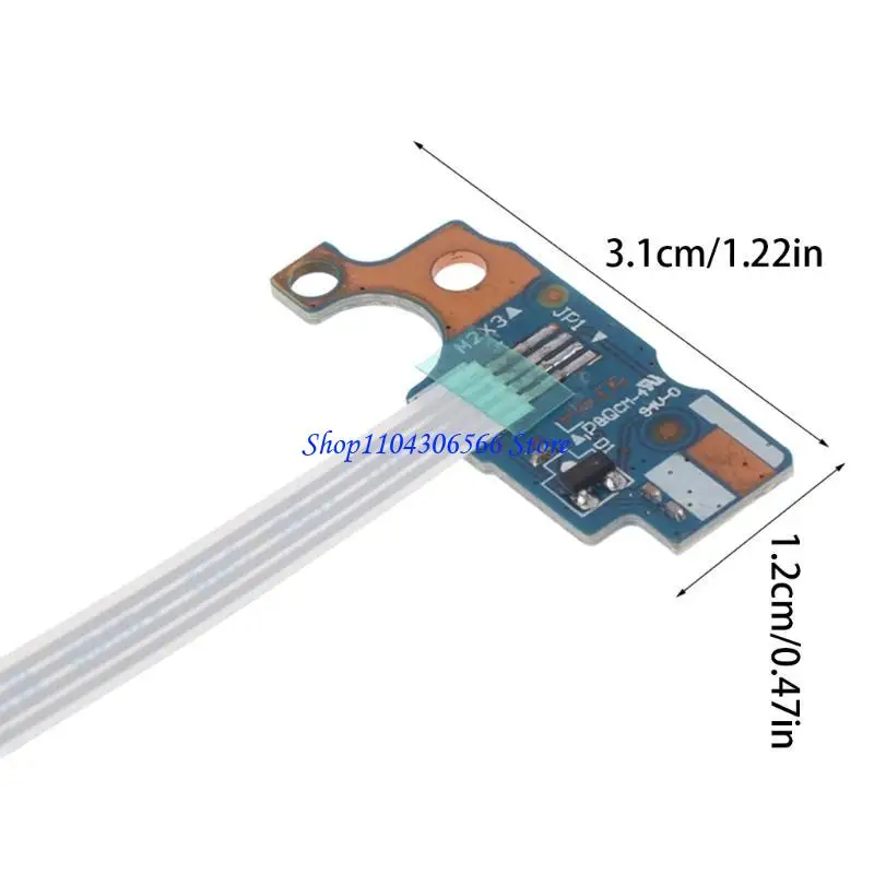 02DD مفتاح تشغيل/إيقاف زر الطاقة مع كابل لجزء إصلاح الكمبيوتر 255 250