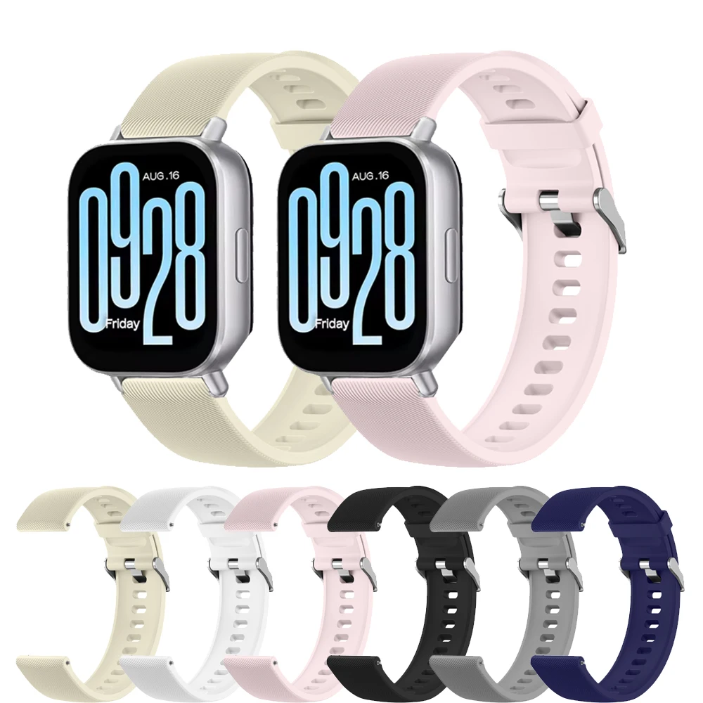 سوار سيليكون 22 ملم لساعة Redmi Watch 5 Active/5 Lite سوار رياضي لـ ريدمي 5 سوار معصم نشط كوريا #1