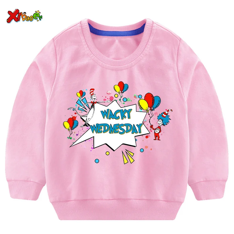 

Kids Sweatshirt Girls Spring Clothes Long Sleeve Tops Hoodies Funny Baby Clothing Boy Children Pullover Casual Sweaters for Kids