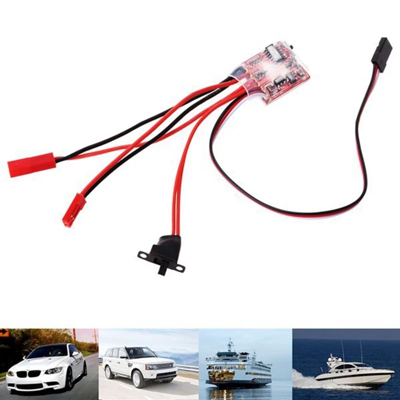 Mini Contrôleur de Vitesse Électronique ESC Brossé, 30A, pour Voiture RC, pour Bateau, Proto, Précieux, Top Sochi