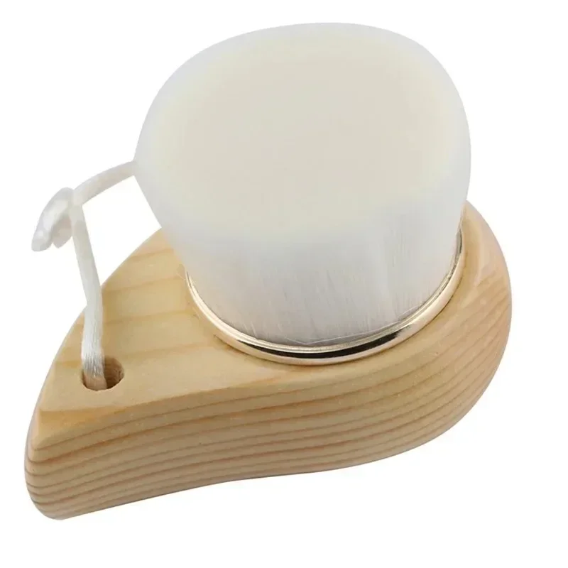 Brosse de nettoyage du visage ou du nez, soins de la peau, gommage des points noirs, outils de nettoyage des points blancs, utilisation à Long terme, manche en bois