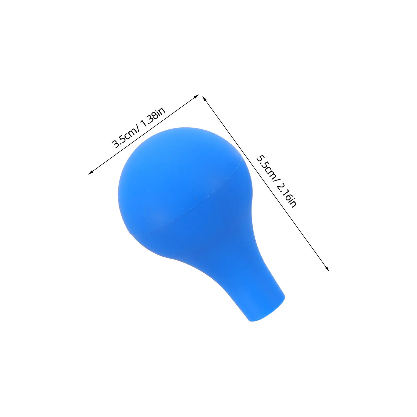 8Pcs Silicone Pipette Ball Accurate Suction Bulb Liquid Transfer Blue Non-Slip Ergonomic Pipette Bulb Flexible Laboratory view 5