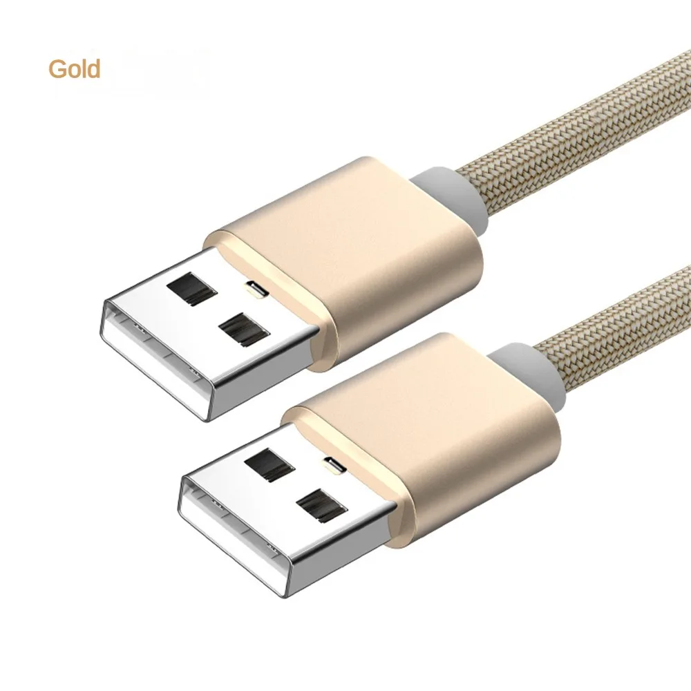 2 Meters Double-ended Usb Data Cable Double Head Hdd Transmission Data Cable Digital Cable Usb To Usb Extension Cable Heat Sink