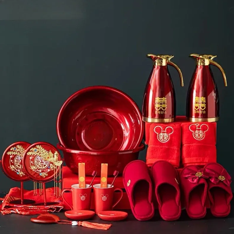 Wedding Dowry Set Supplies, Daquan 32 Wedding Dowry Preparation, Bride and Woman Wedding, Items and toiletries