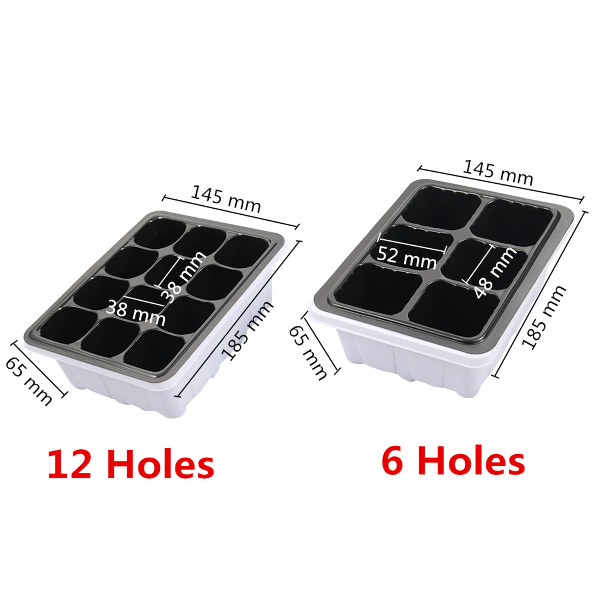 With Ventilation Hole Cultivation 12-hole Seedling Box Planting Set Plant Seedling Germination Tray Incubator Plant Growth Kit