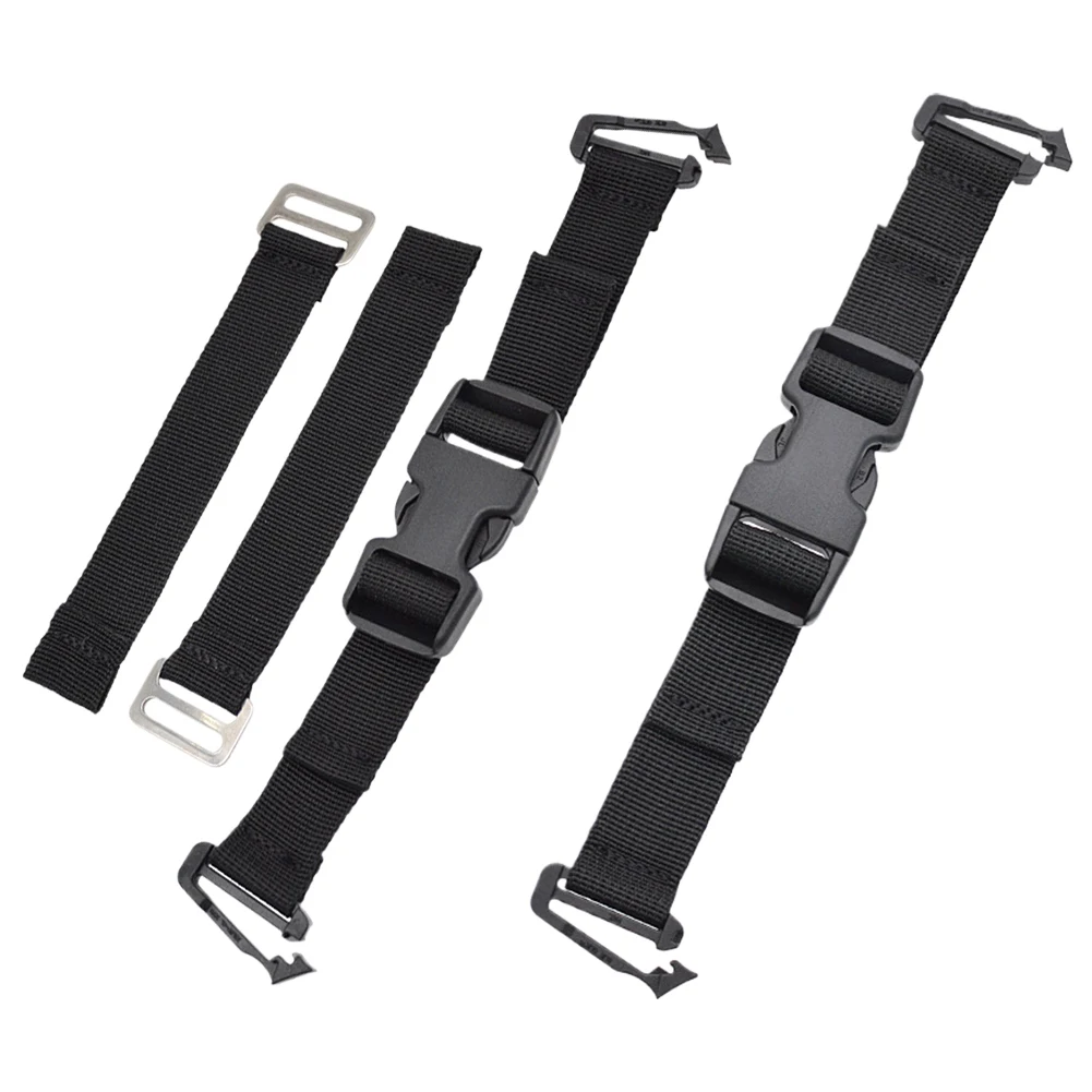 

Backmount Fixed Strap Diving Backplate Strap Quick Release BCD Sidemount Buckle Wear Resistant BCD Tank Strap for Scuba Diving