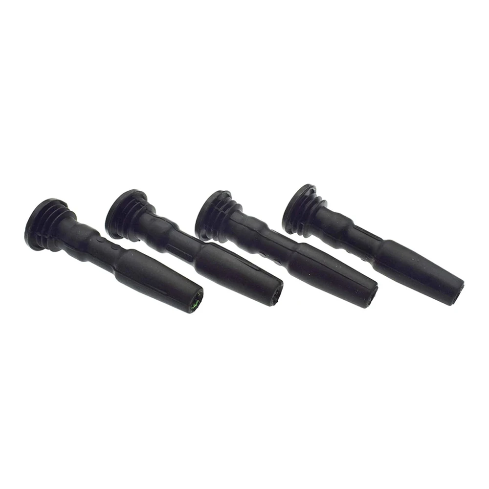 4PCS IGNITION COIL RUBBER BOOTS WITH SPRING FOR AUDI A3 Q3 SKODA OCTAVIA VW GOLF VII POLO SEAT (2011-) 1.2 1.4 1.5T 04E905199A H