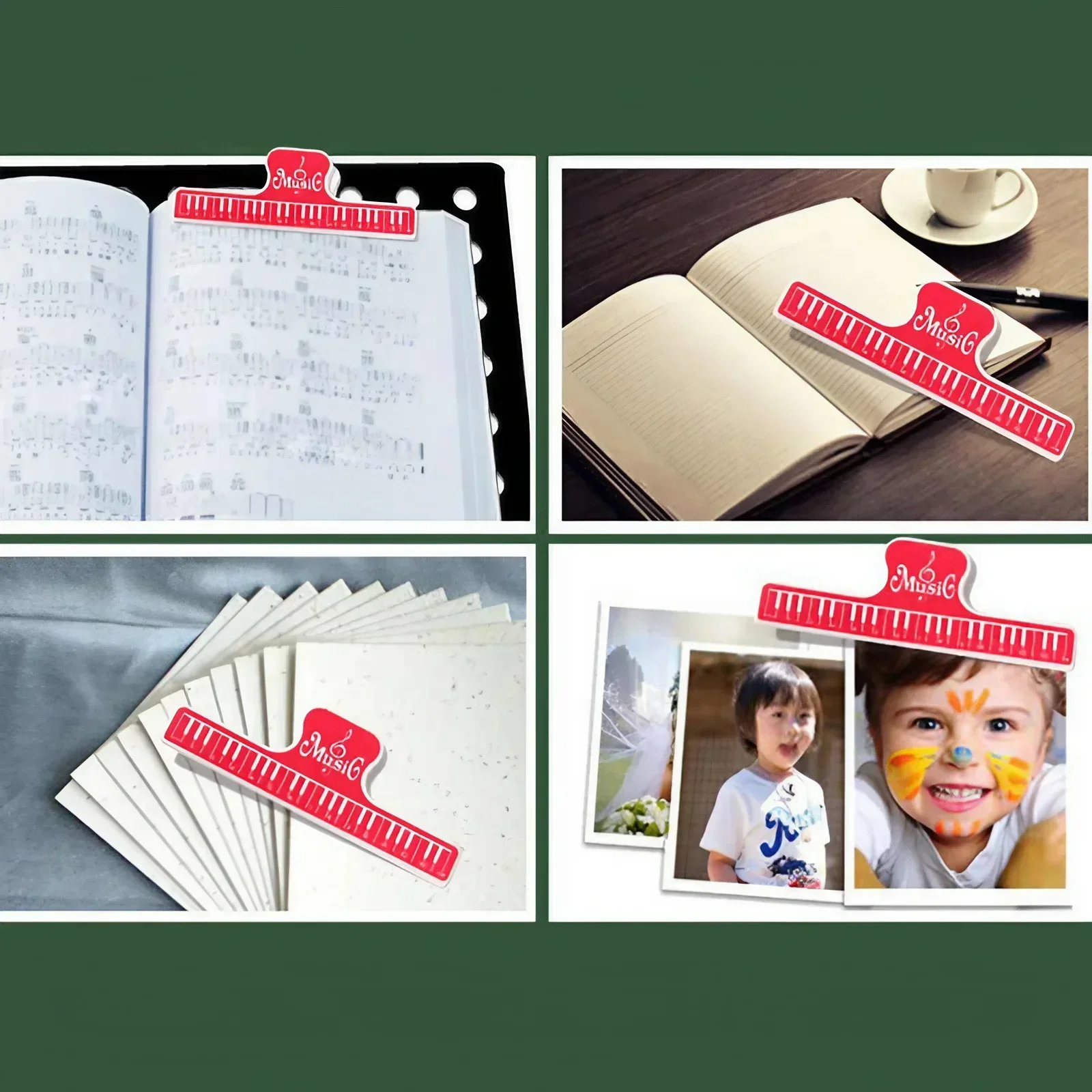 مشابك حامل الموسيقى المحمولة القابلة للتعديل، مشابك حامل الموسيقى لملحقات أدوات لوحة المفاتيح