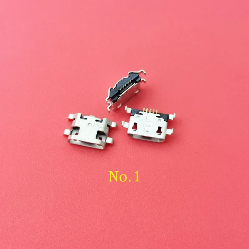 

50Pcs Micro Usb Charger Charging Dock Port Connector Jack Contact Plug For Motorola Moto E6 E7 Plus XT2025 E7Plus XT2081 E6Plus