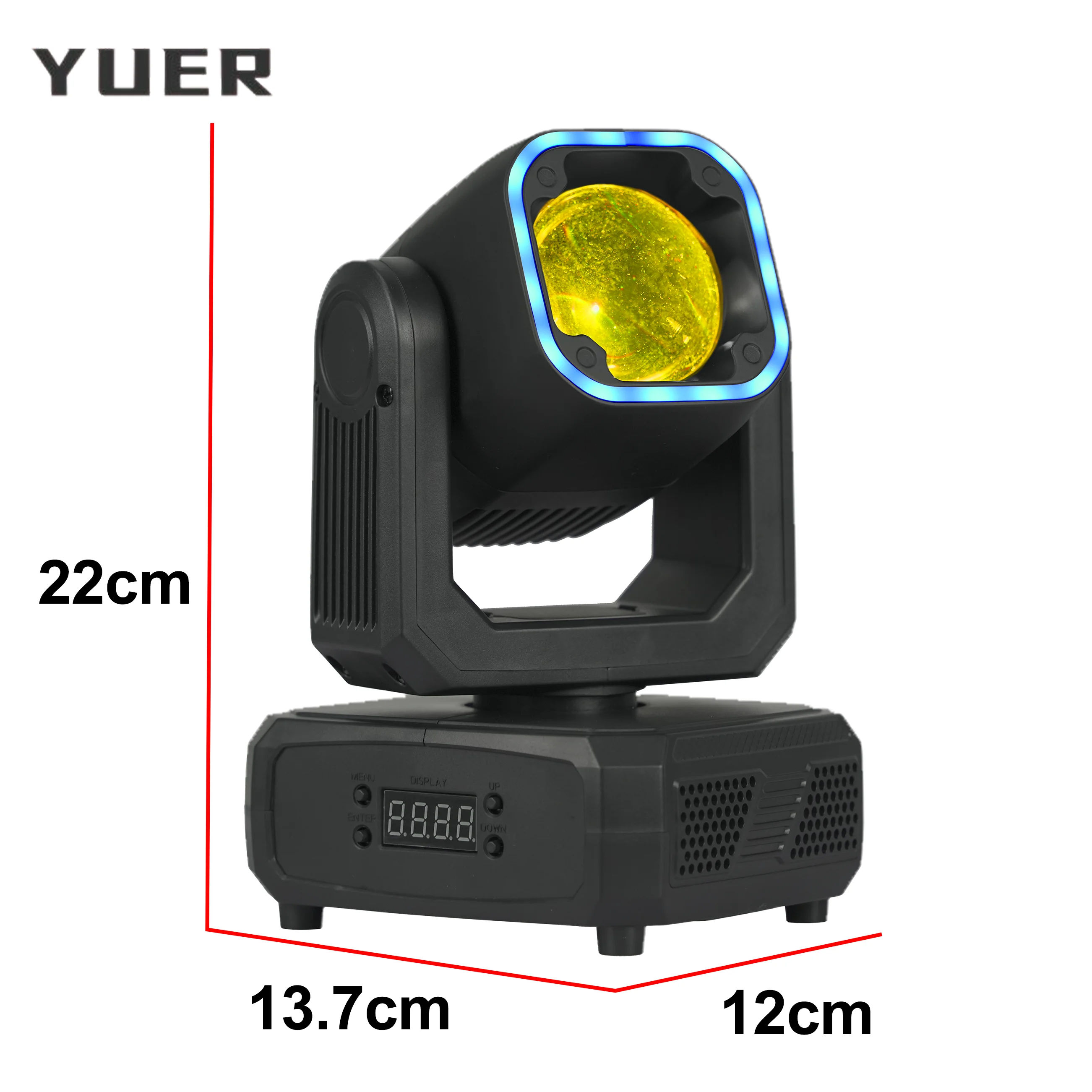 40w LED RGBW Beam moving head light with ring DMX512 Sound control for DJ Disco KTV box bar nightclub